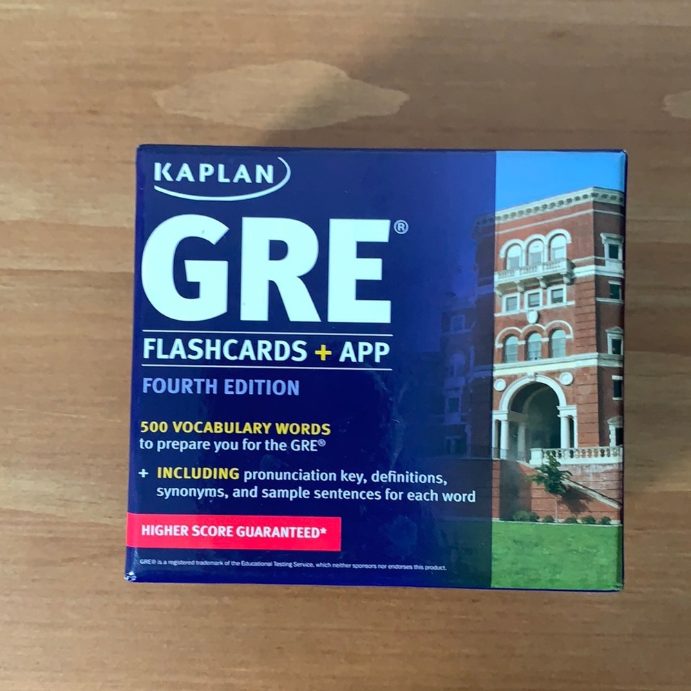 Kaplan GRE Flashcards